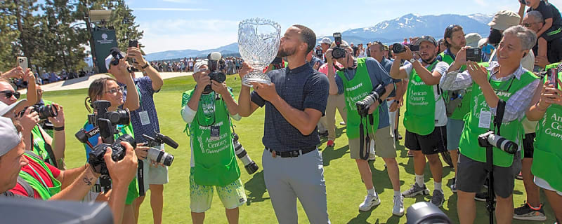 Warriors’ Stephen Curry shades Charles Barkley to answer LeBron golf question