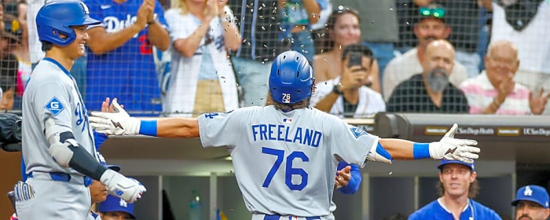 Dodgers rookie Alex Freeland’s 1st MLB home run comes vs. rival Padres