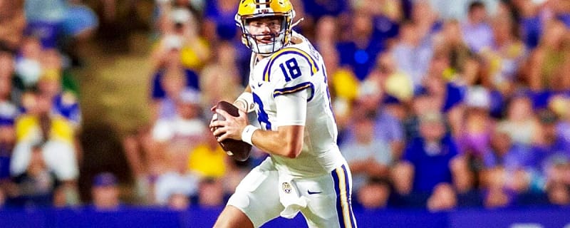 Garrett Nussmeier connects with Nic Anderson for insane LSU TD grab