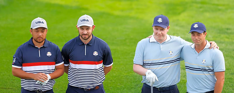 European Ryder Cup fans poke fun at the Patrick Cantlay hat drama on first hole