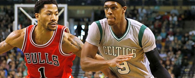 Derrick Rose, Rajon Rondo reignite rivalry in Vegas, but not on NBA court