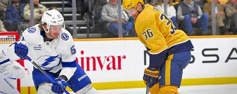 Lightning’s Charle-Edouard D’Astous’ immediate reaction to scoring first NHL goal