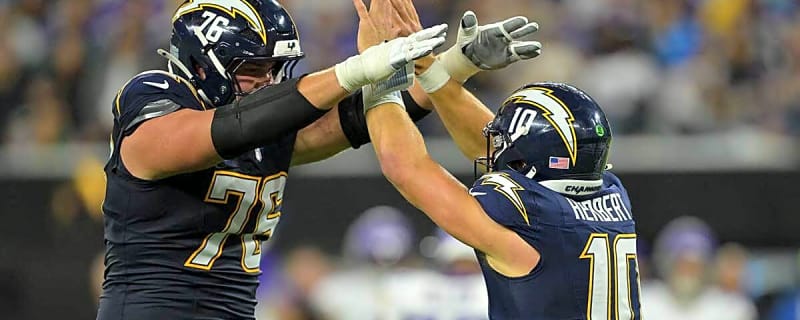 Chargers HC Jim Harbaugh praises Joe Alt, even his kids love him