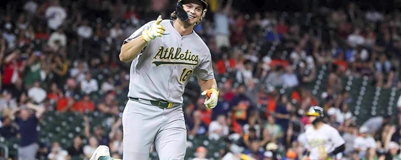 Nick Kurtz closing in on Mark McGwire in Athletics history with lengthy on-base streak