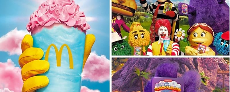 McDonald’s Nostalgic New Meal Features a Pretty Yet Ominous Mystery Shake