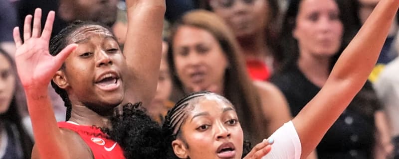 Mics Catch What Angel Reese Told Aliyah Boston During Team USA Game