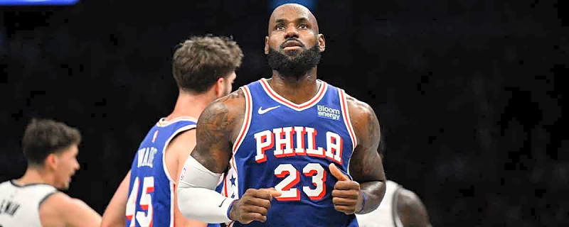 LeBron James’ instant reaction to making 76ers debut in preseason
