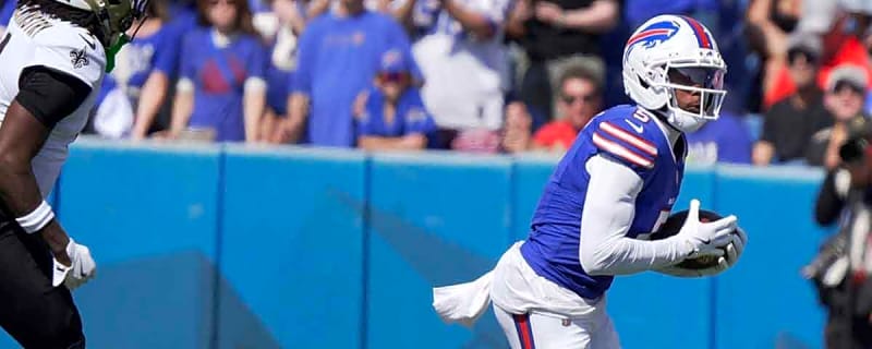 Bills’ Josh Palmer goes down after Falcons hip-drop tackle on MNF