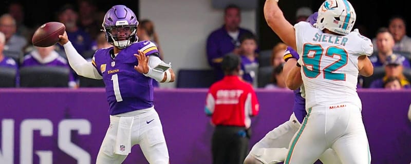 Darrisaw injured, Vikings' offensive issues continue in 0-TD first half