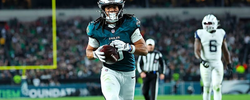 Eagles’ Makai Lemon makes 1st NFL touchdown count on MNF vs. Cowboys