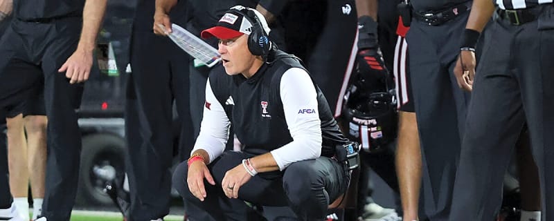 Texas Tech QB Thomas Castellanos immediately throws an INT vs. Houston