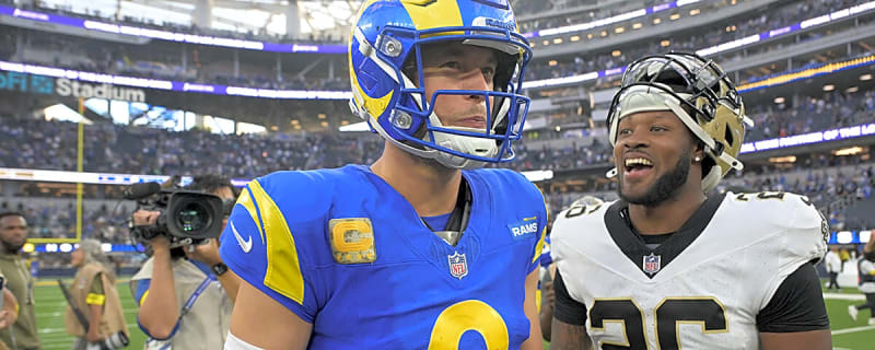 Rams’ Matthew Stafford addresses unexpected move in big night vs. Saints