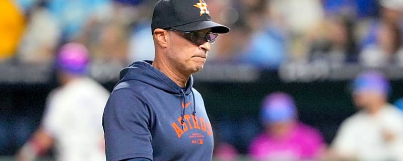 Astros Demote Player After Disastrous Game