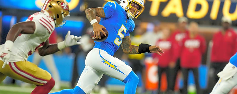 Chargers quarterback Trey Lance beats out DJ Uiagalelei as Justin Herbert’s backup
