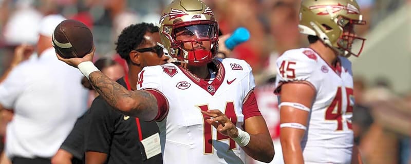 Florida State football’s Ashton Daniels shares moment with Kalen DeBoer after loss to Alabama