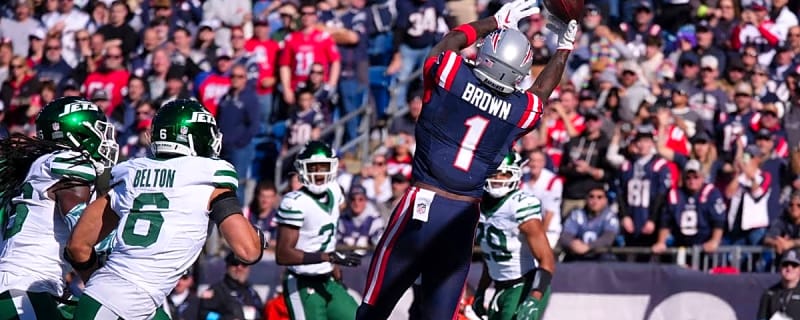 Rusty Return: A.J. Brown Struggles in Patriots Debut