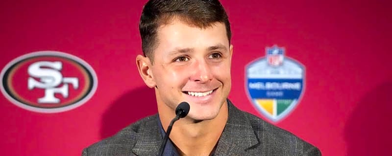 49ers’ Brock Purdy stuck wearing ‘ugly’ outfit after losing Iowa-Iowa State bet with George Kittle