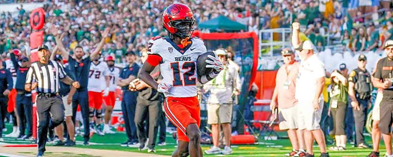 Oregon State receiver Jesse Legree flashes insane speed with multi-TD game vs. San Diego State