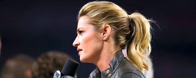 Erin Andrews Catches Attention in Interview With Jaxon Smith-Njigba