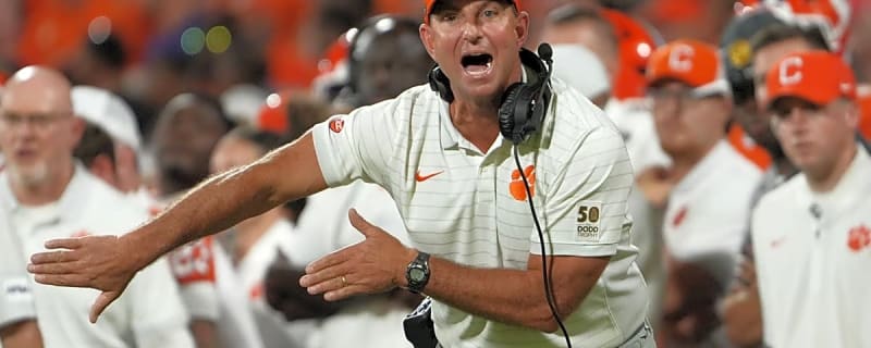 Dabo Swinney 'Extremely Disappointed' After Suspending Clemson Star Vic Burley