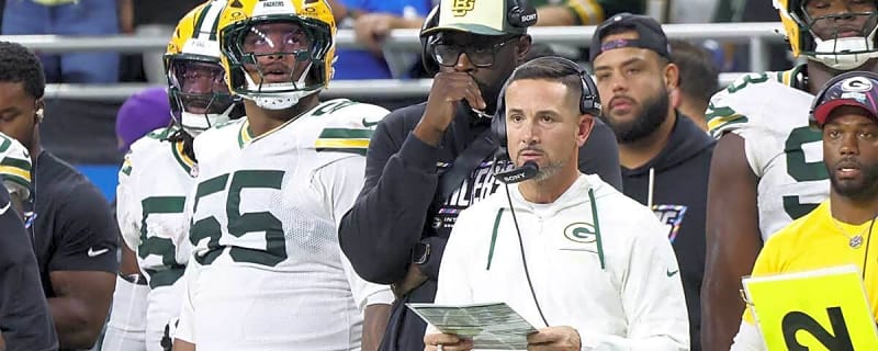 Why Packers’ Matt LaFleur is holding back on criticizing officials after loss to Lions