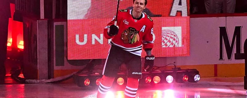 Blackhawks netminder Spencer Knight sends a perfect Patrick Kane shoutout after Blues win