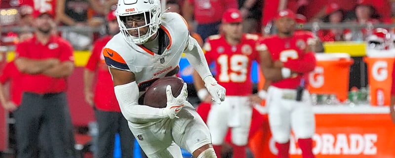 Broncos’ Brandon Jones makes Patrick Mahomes interception look easy on MNF