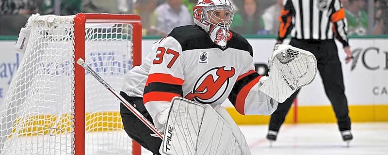 The 1 word Connor Hellebuyck had on mind during triumphant Devils debut after Jets trade