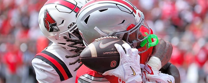 Iowa HC Kirk Ferentz compares Ohio State football’s Jeremiah Smith to Saquon Barkley, Randy Moss