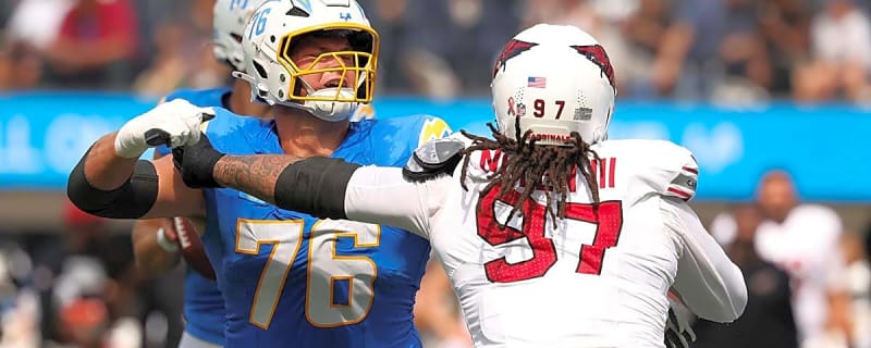 Chargers’ offensive line woes get even worse with Joe Alt neck injury