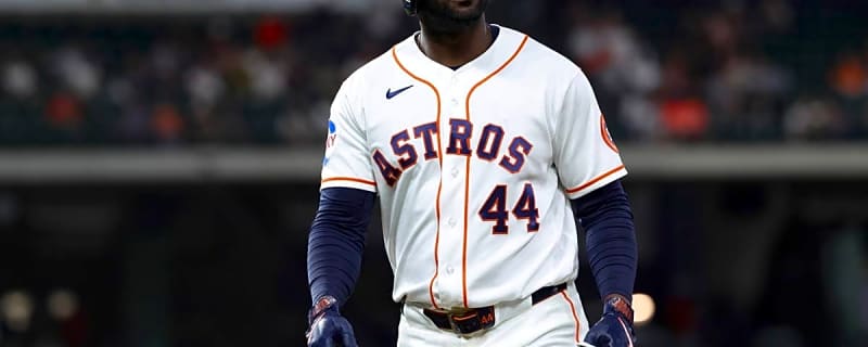 Astros Announce Yordan Alvarez Update After Removal From Lineup