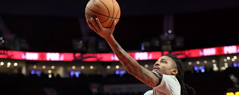 Watch Ja Morant’s epic 1st dunk with Blazers