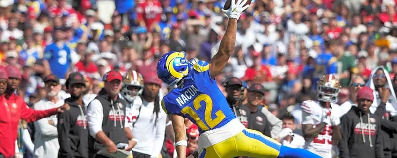 Rams’ Puka Nacua listed as limited at practice, but his update is better than that