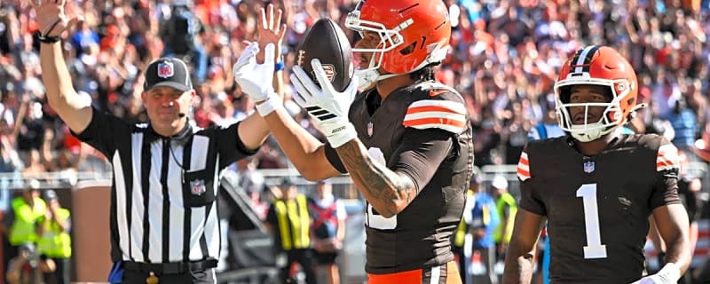 Cleveland Browns Rookie Wide Receiver KC Concepcion Trends Toward Playing in Week 6