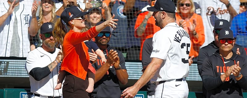 Tigers icon Justin Verlander shouts out wife Kate Upton after getting ‘totally blindsided’ by emotional moment with daughter