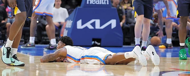 Thunder lose promising rookie to apparent serious injury vs. Pacers