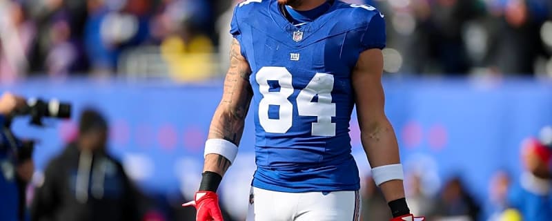 Giants Make Decision on TE Theo Johnson for Week 7