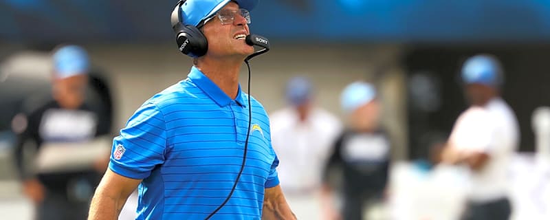 Chargers’ Jim Harbaugh puts Justin Herbert on notice with just 2 words