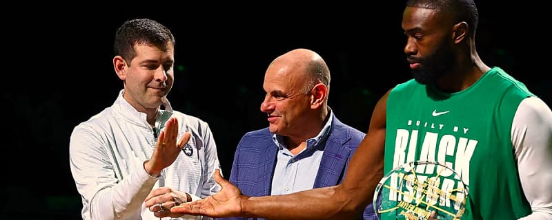 Celtics’ Brad Stevens weighs in on Jaylen Brown’s jersey retirement