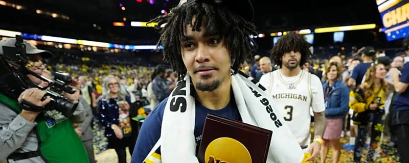 Michigan’s Elliot Cadeau Reacts After Farewell Message on Wednesday