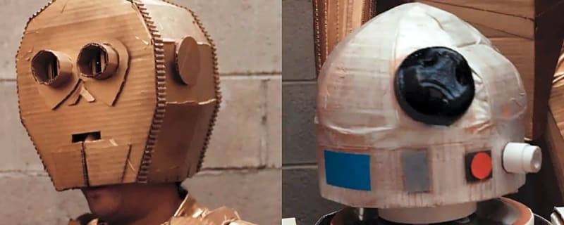 Hilarious fan film recreates 'Star Wars' with cardboard