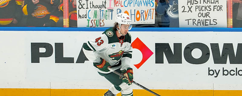 Canucks fans troll Wild with 3-word chant aimed at Quinn Hughes