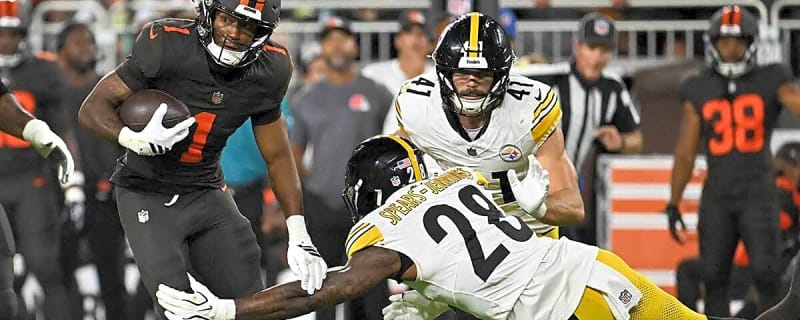 Steelers lose starting CB to injury during Browns game after trading Joey Porter Jr.