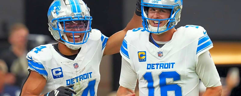 Jahmyr Gibbs, Amon-Ra St. Brown, Jared Goff Projected PPR Fantasy Points in Week 2 vs. Bills