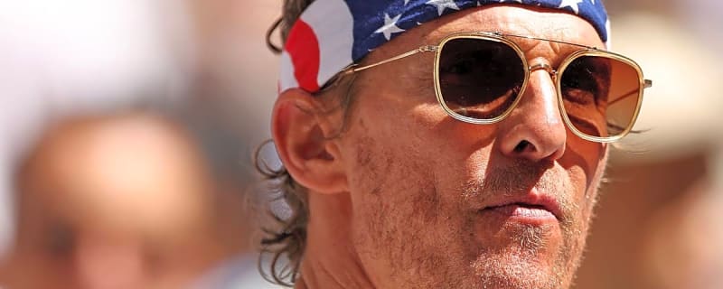 Matthew McConaughey Criticized For His Public Behavior At The U.S. Open
