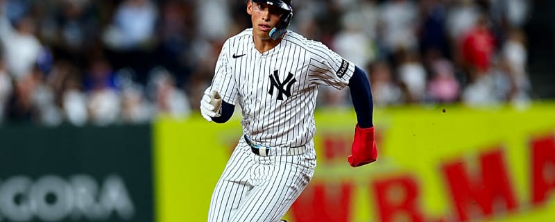 George Lombard Jr. makes more Yankees history with base hit in playoffs debut