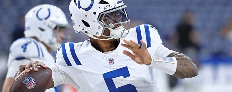 Anthony Richardson's Agent Says a Trade Request Is Off the Table for Good