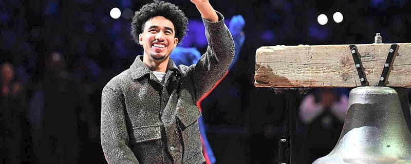 Jared McCain makes light of viral bench press image