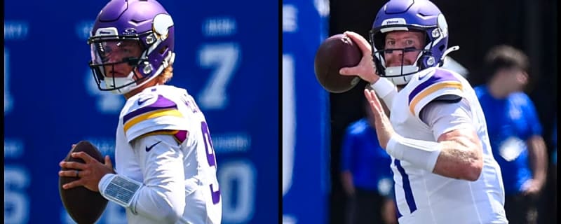 New Vikings QB battle: J.J. McCarthy vs. Carson Wentz for the backup job