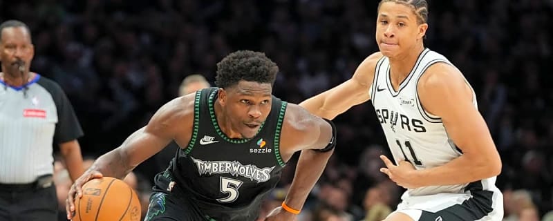 Anthony Edwards Facing Backlash For Displaying 'Weak' Leadership vs. Spurs